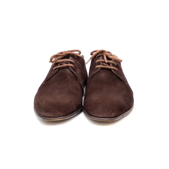 Rare John Lobb Clipper Men's Brown Suede Oxford Shoes Size:US: 9EEU 42 /UK 8E